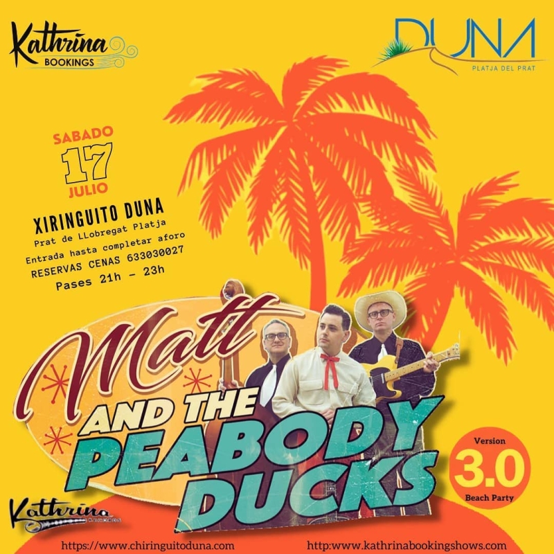 Matt & The Peabody Ducks - Version 3.0 Beach Party!El trio de Autentico Ro 